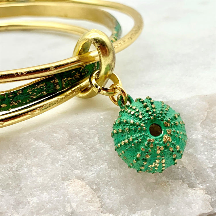 SEA URCHIN – GREEN – CUFF Cuffs Sue&