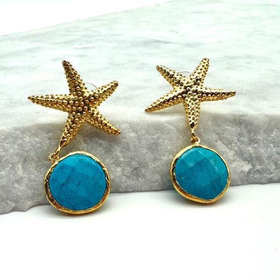 STARFISH - TURQUOISE - EARRINGS