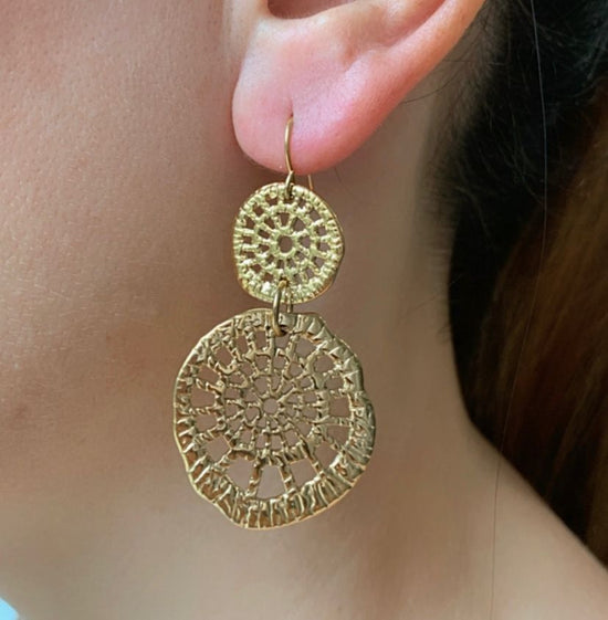 LOVE WEB - GOLD - EARRINGS