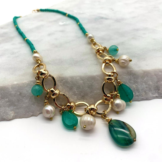 CHARM - TURQUOISE - NECKLACE