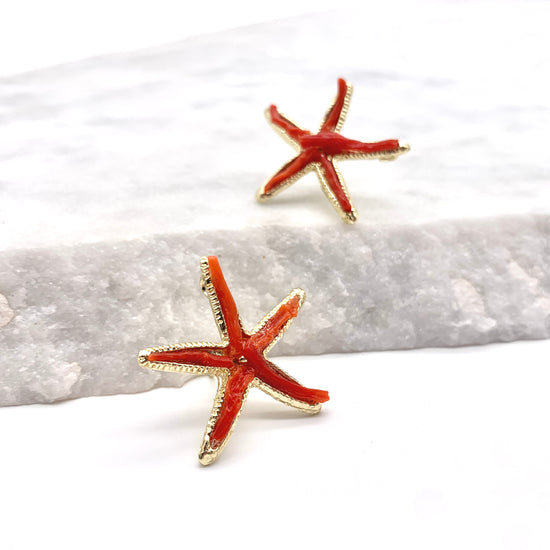 OCEAN BLOOM – CORAL - STUDS