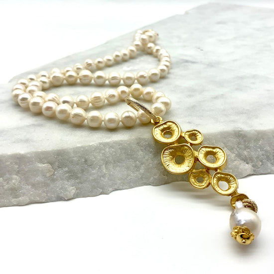 SEASHORE –  PEARL – NECKLACE