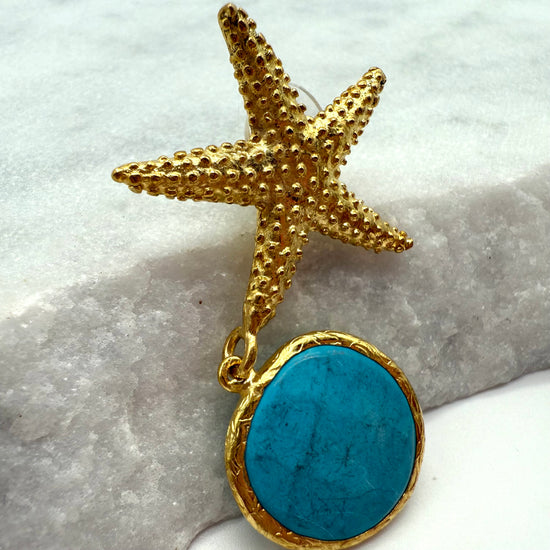 STARFISH - TURQUOISE - EARRINGS