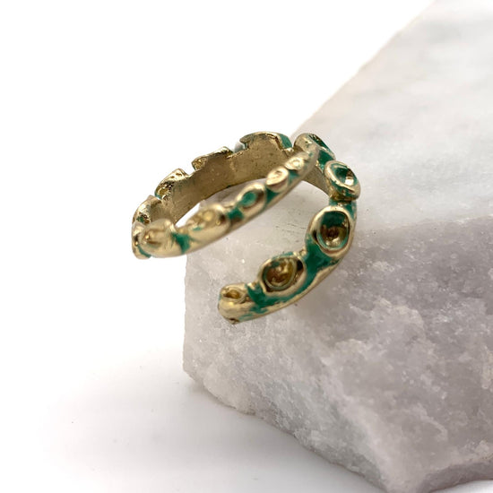 OCTOPUS - GREEN OXIDE - RING