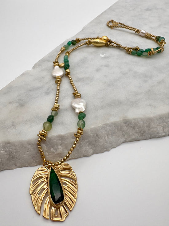 LUSH - AVENTURINE - NECKLACE