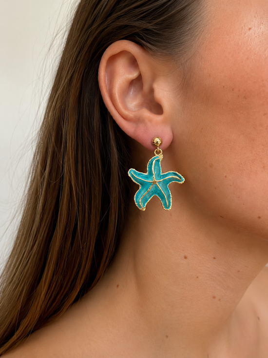 STARFISH - ENAMEL - EARRINGS