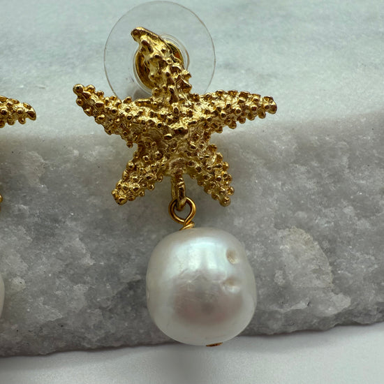 OCEAN STAR - PEARL - EARRINGS
