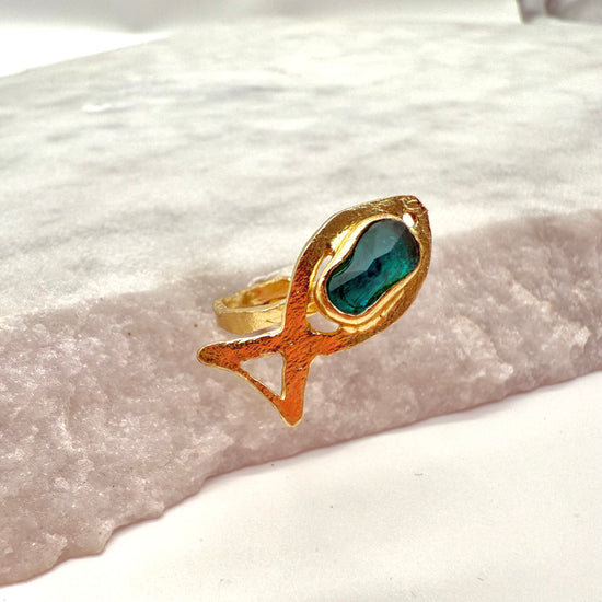 FISH - AQUA - RING