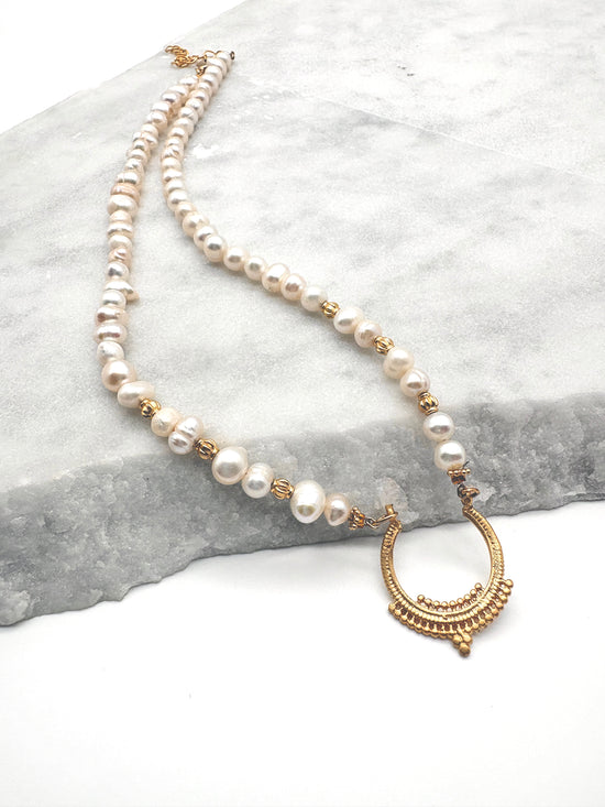 BOHO BLISS - FRESHWATER PEARL - NECKLACE