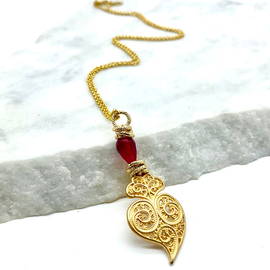 PINK PASSION - TOURMALINE - NECKLACE