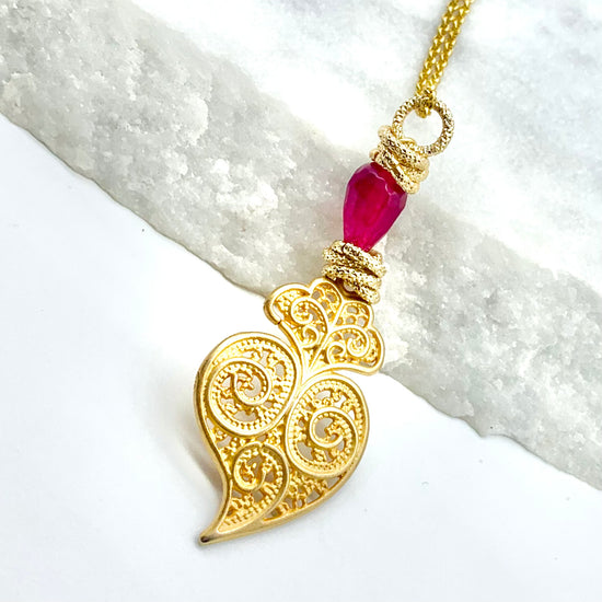 PINK PASSION - TOURMALINE - NECKLACE