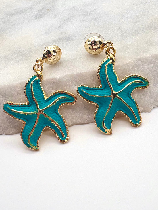 STARFISH - ENAMEL - EARRINGS