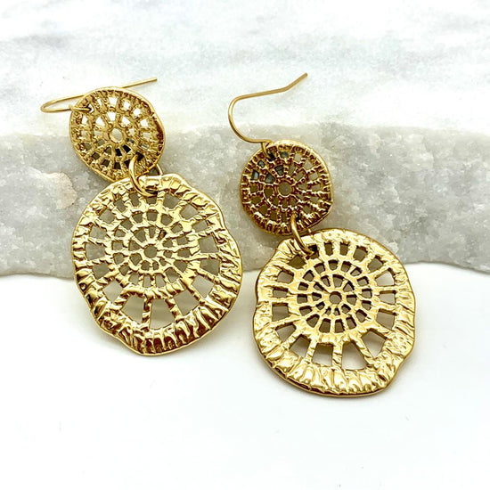 LOVE WEB - GOLD - EARRINGS
