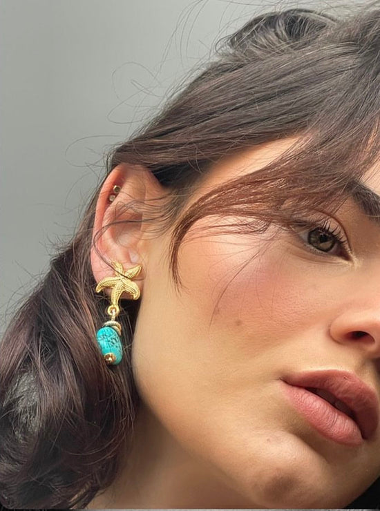 STARFISH - TURQUOISE - EARRINGS