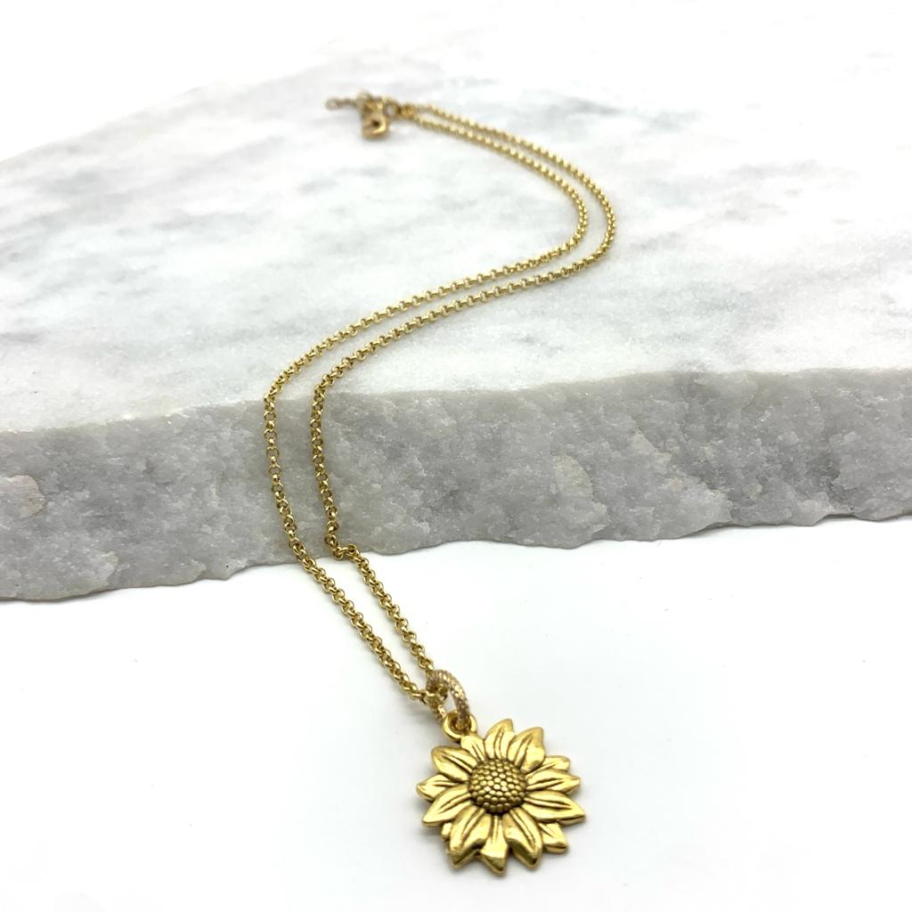 Sunflower Bloom Necklace – Studio Oh!