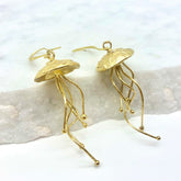 JELLYFISH – GOLD - EARRINGS Earrings Sue&