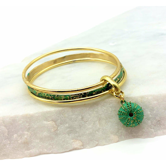 SEA URCHIN – GREEN – CUFF Cuffs Sue&