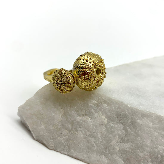 SEA URCHIN - GOLD - RING