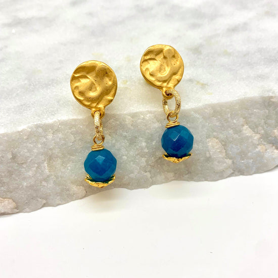 SPLASH – BLUE AGATE – EARRINGS Earrings Sue&