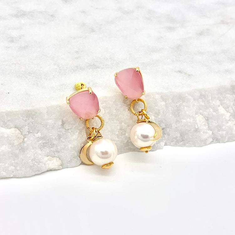 LUNAR ECLIPSE – PINK – EARRINGS Earrings Sue&