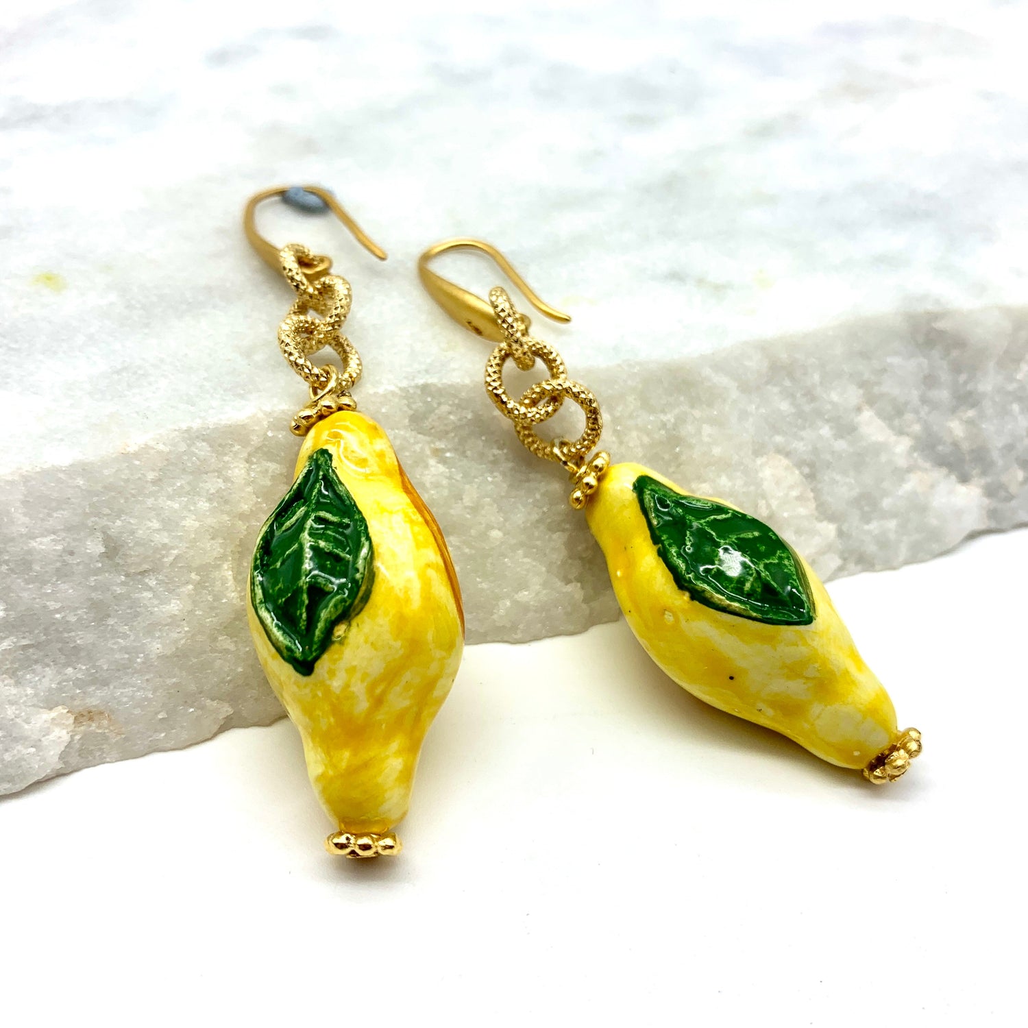 LEMON SORBET – CERAMIC – EARRINGS Earrings Sue&