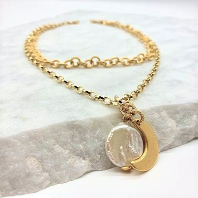 MOON PHASE – LAYERED NECKLACE Necklace Sue&